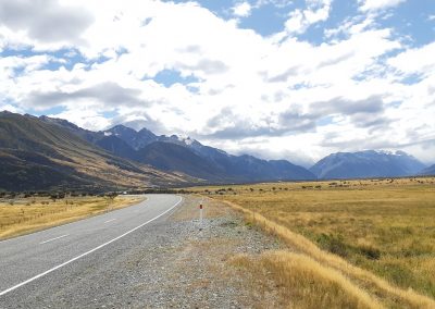 Ride to Mt Cook